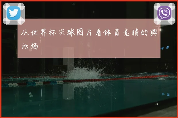 从世界杯买球图片看体育竞猜的舆论场